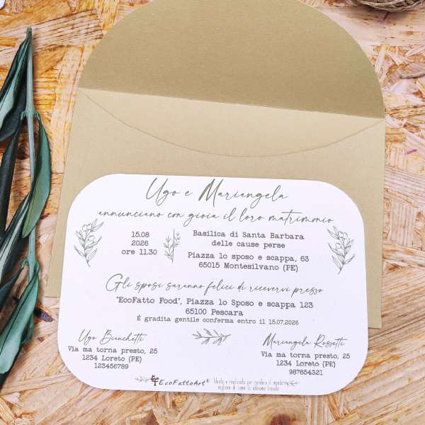 inviti carta piantabile